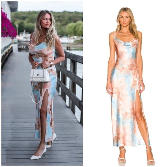 superdown Dresses & Skirts - Superdown Krystal Slit Maxi Dress Size S